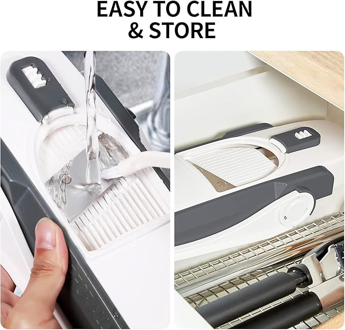 4-in-1 Adjustable Vegetable Chopper | Cut, Slice & Dice 50% Faster Before Iftar