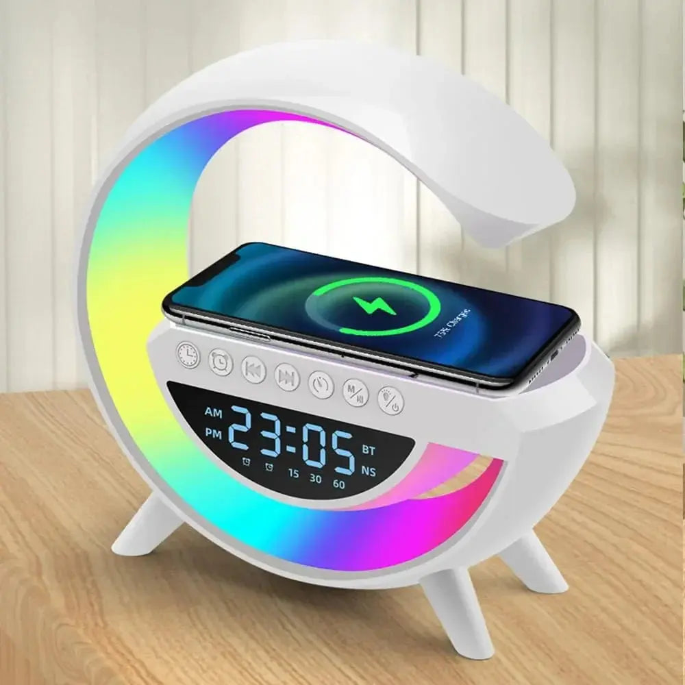 Google Digital Led wireless charger Speaker
