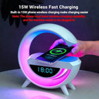 Google Digital Led wireless charger Speaker