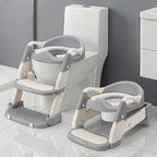 2-in-1 Toddler Potty Training Seat for babies with Step Stool Ladder