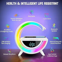 Google Digital Led wireless charger Speaker