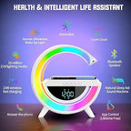 Google Digital Led wireless charger Speaker